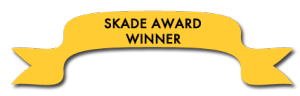 SKADE Award Winner banner for Eddy Ancinas' book, "Squaw Valley and Alpine Meadows: Tales From Two Valleys"